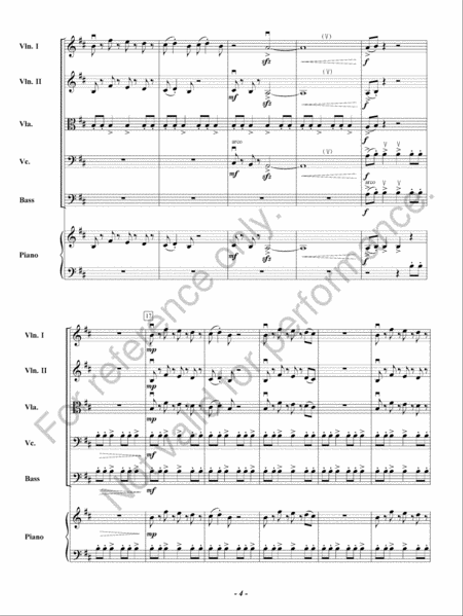 Ultimatum String Orchestra scores gallery preview page 4