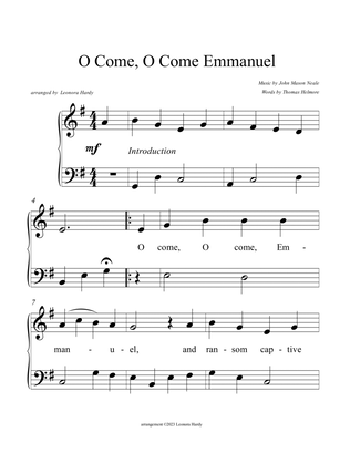 O Come, O Come Emmanuel (Beginner)