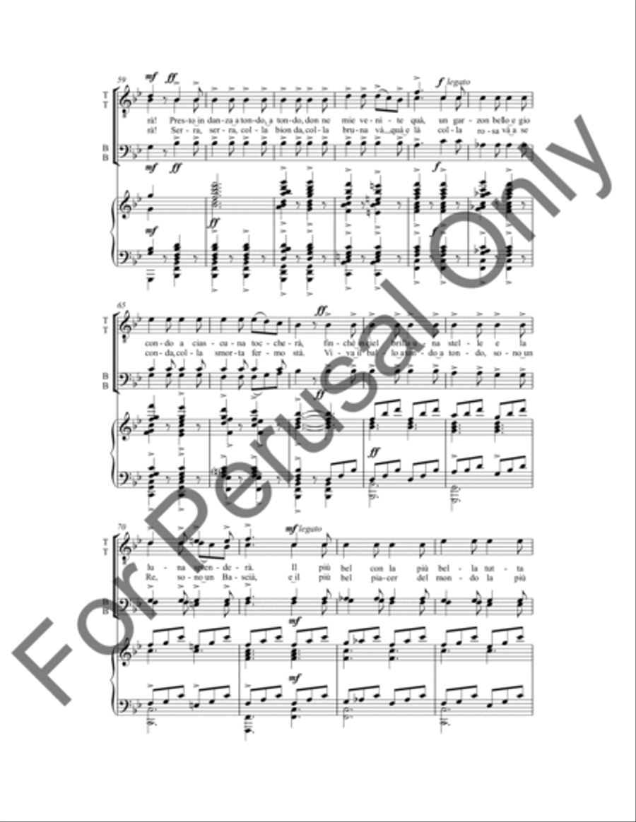 La Danza La Danza TTBB scores gallery preview page 6
