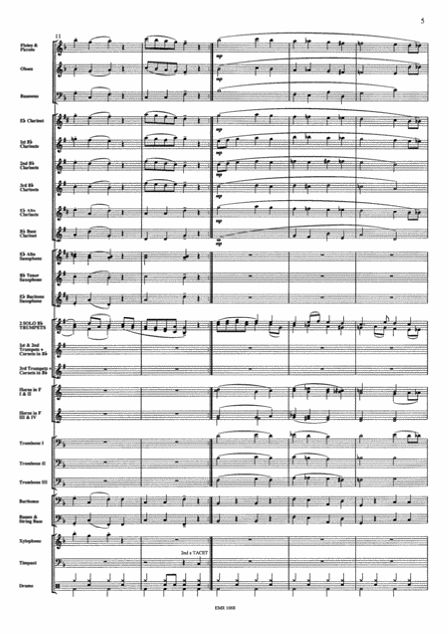 The Happy Twins Concert Band scores gallery preview page 6