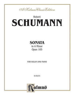 Book cover for Sonata in A Minor, Op. 105