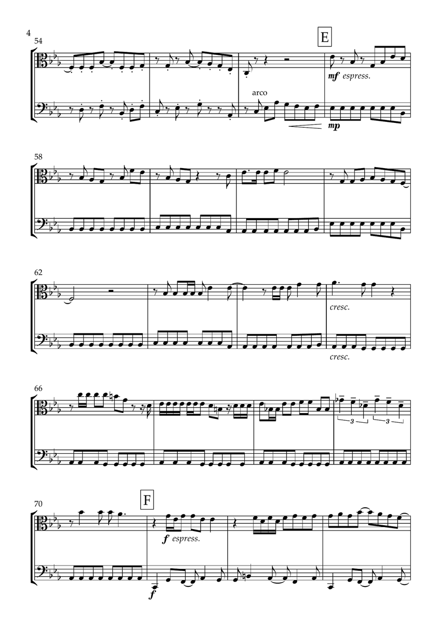 We Don't Talk About Bruno String Duet scores gallery preview page 4