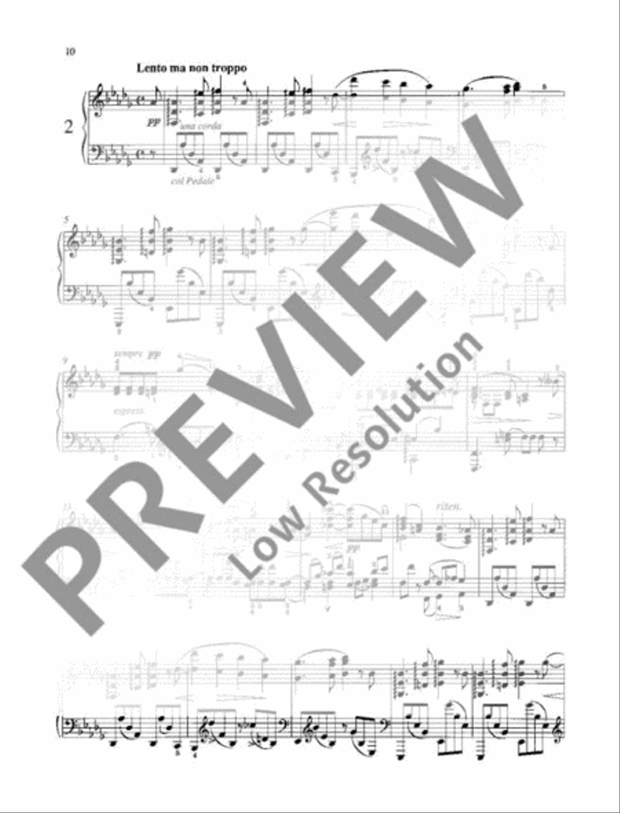 Preludes Piano Solo scores gallery preview page 11
