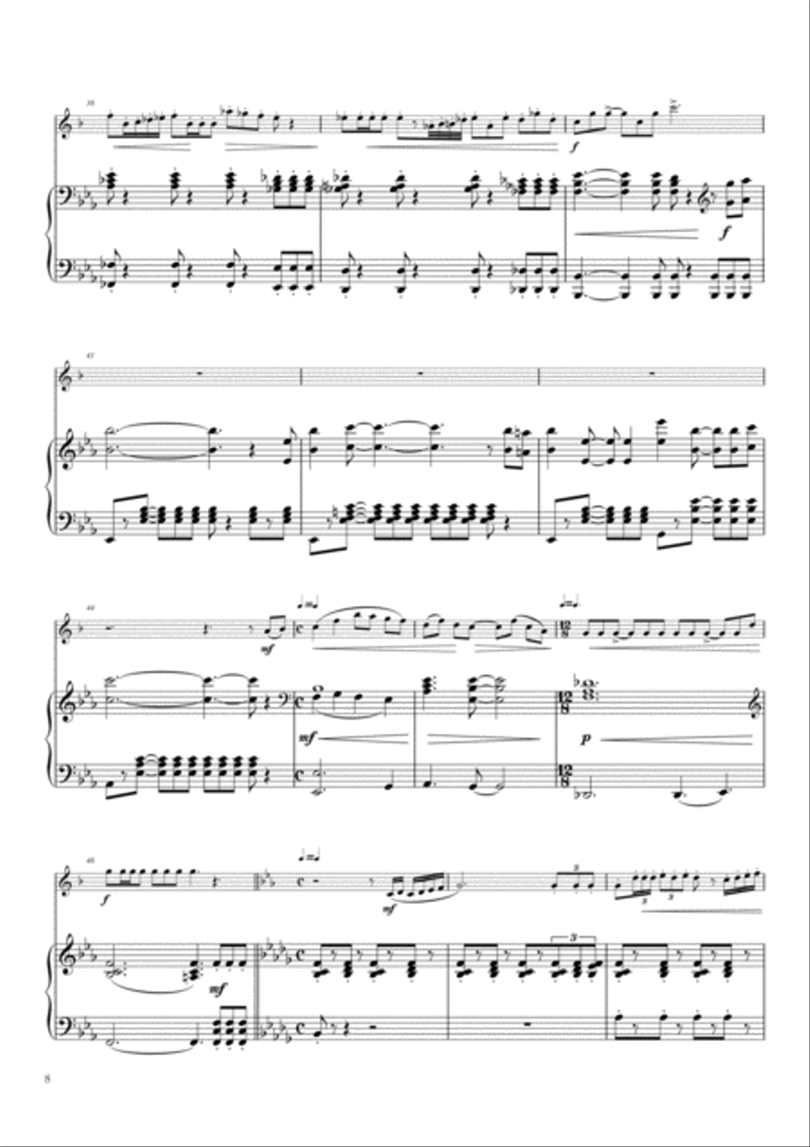 Concerto for Trumpet No. 1 'Trumpet Town' Trumpet Solo scores gallery preview page 5