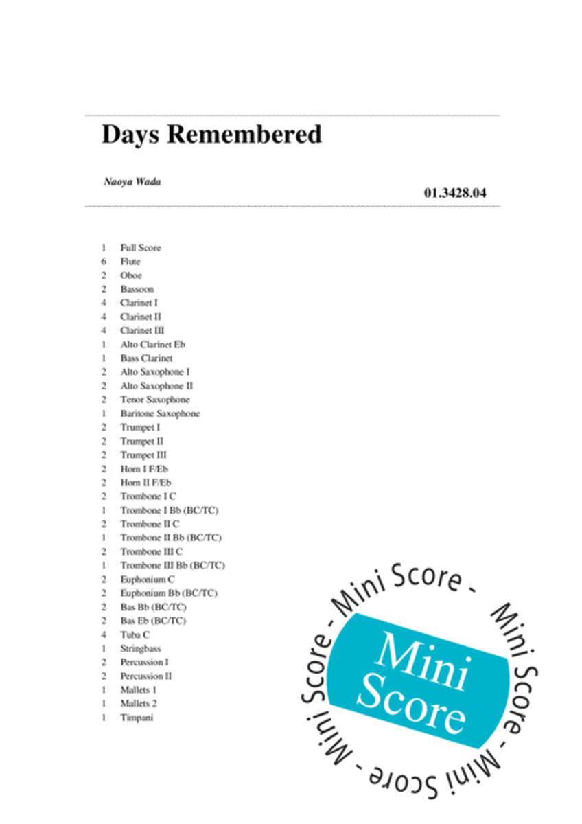 Days Remembered image number null