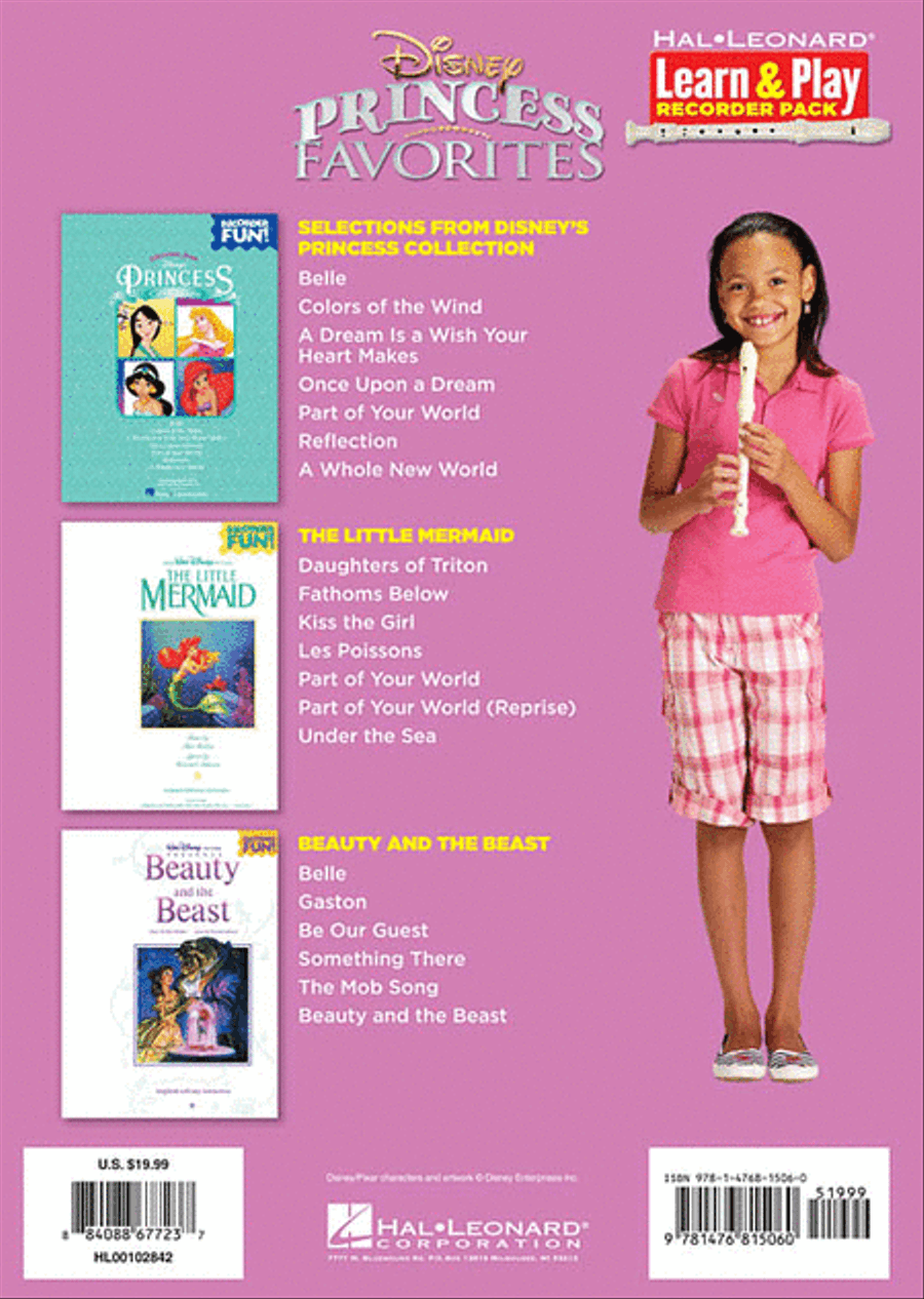 Disney Princess Favorites Recorder scores gallery preview page 3