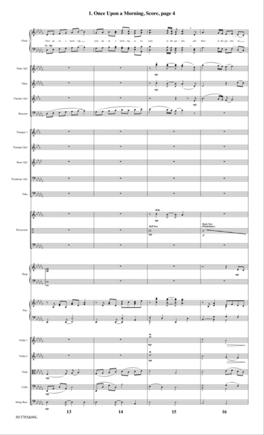 Once Upon a Morning - Full Score Choir scores gallery preview page 6