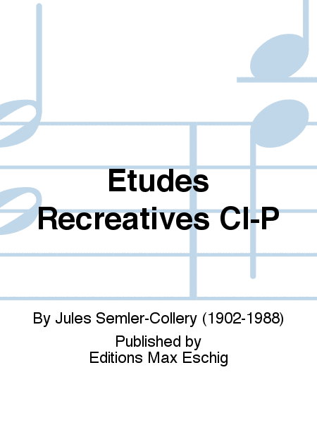 Etudes Recreatives Cl-P