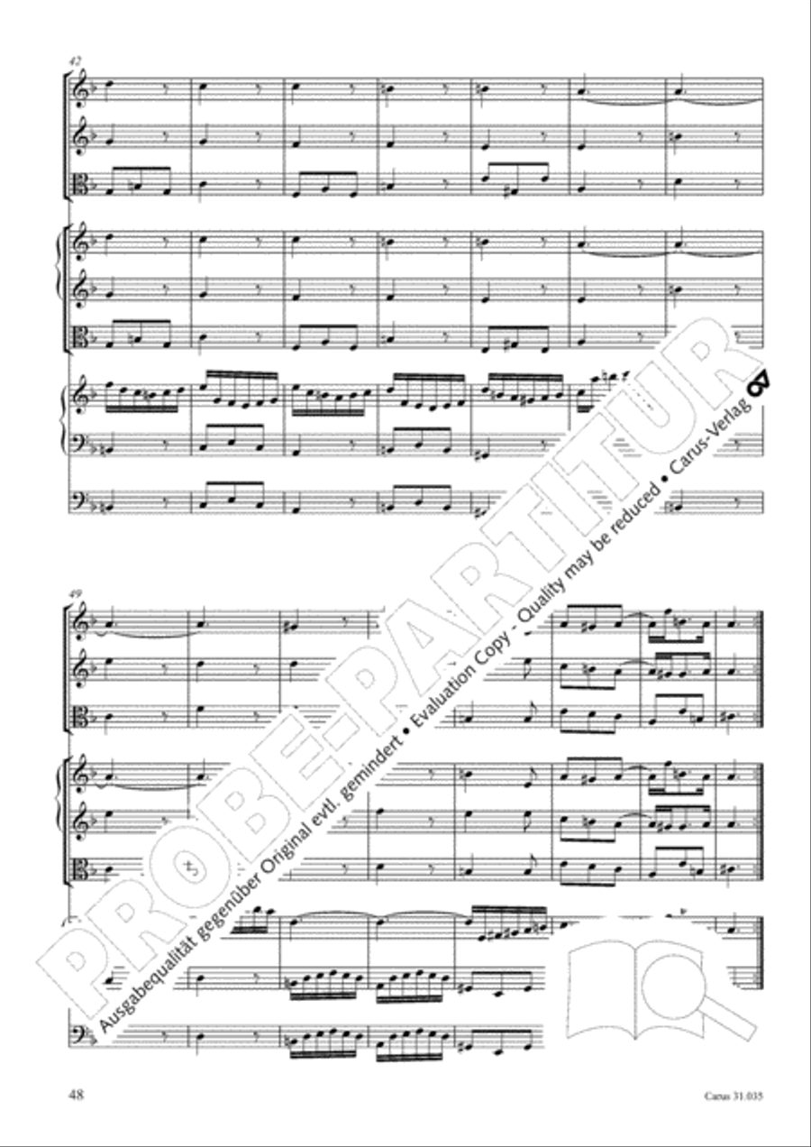 Soul and spirit are astounded (Geist und Seele wird verwirret) English Horn scores gallery preview page 49