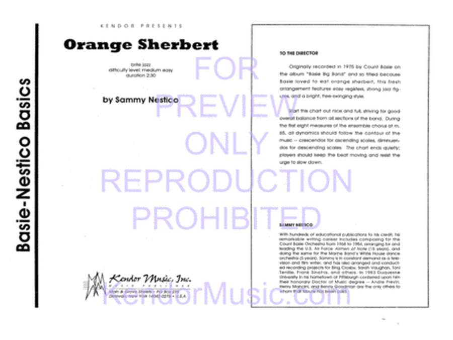 Orange Sherbert image number null