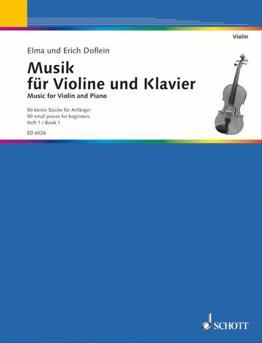 Music for Violin and Piano Violin Solo scores gallery preview page 1