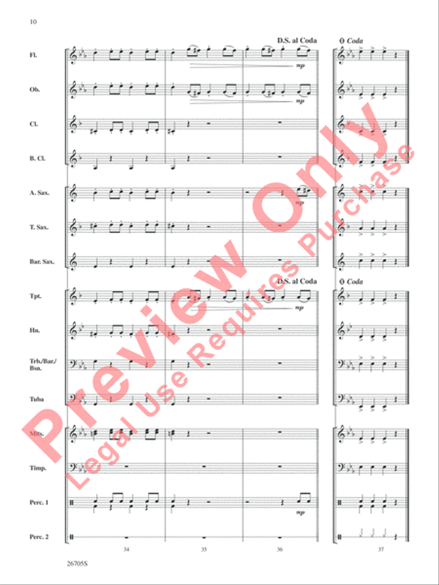 Radetzky March: A Concert in Vienna Concert Band scores gallery preview page 11