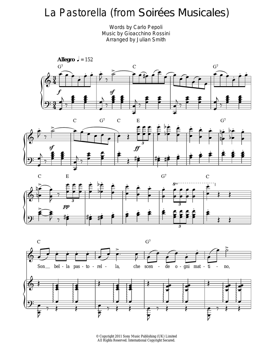 La Pastorella La Pastorella Acoustic Guitar scores gallery preview page 1
