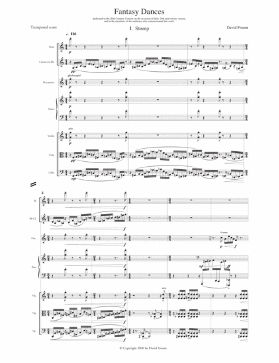 [Froom] Fantasy Dances Large Ensemble scores gallery preview page 5