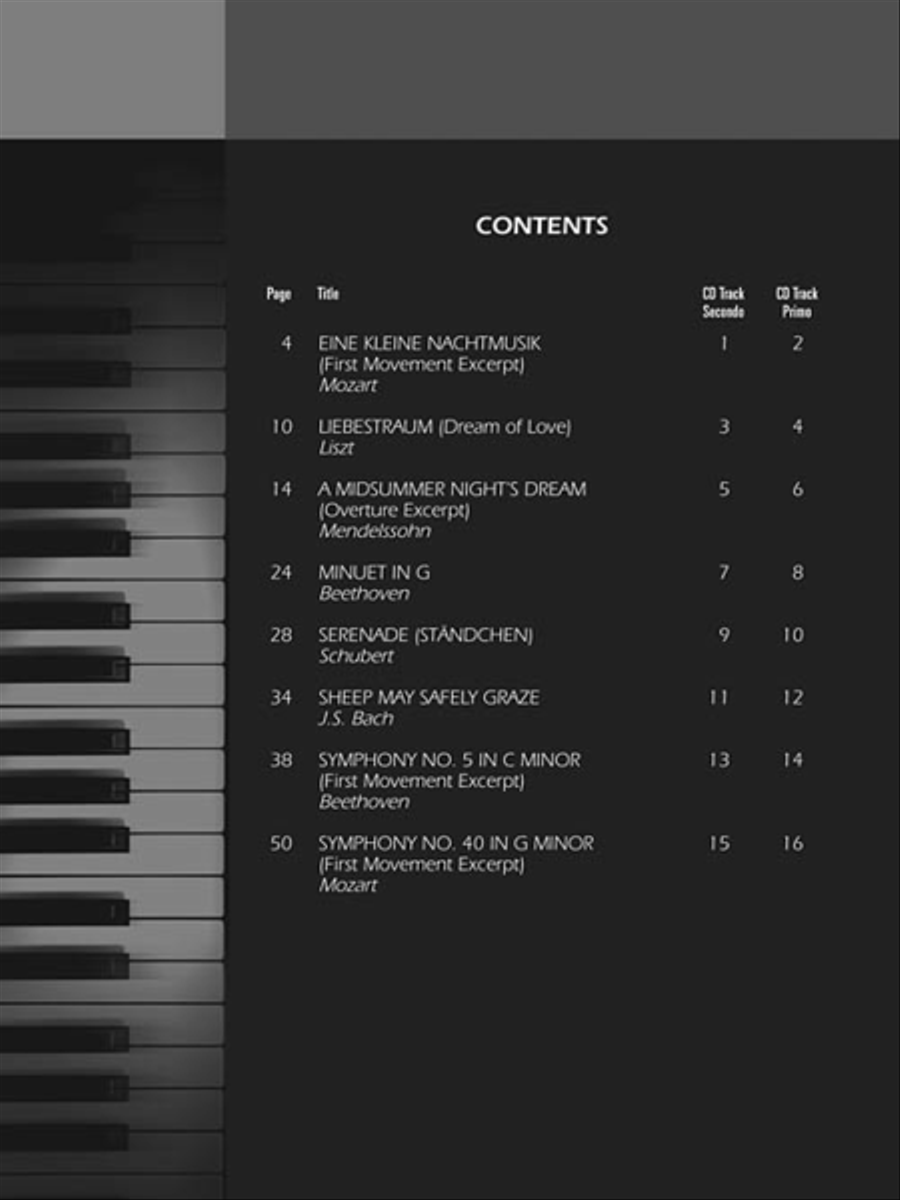 Classical for Two 1 Piano, 4-Hands scores gallery preview page 2