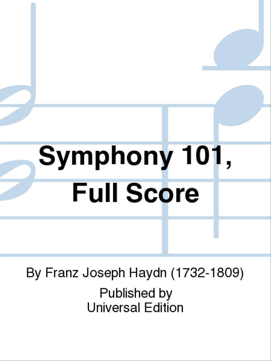 Symphony 101, Full Score Double Bass scores gallery preview page 1