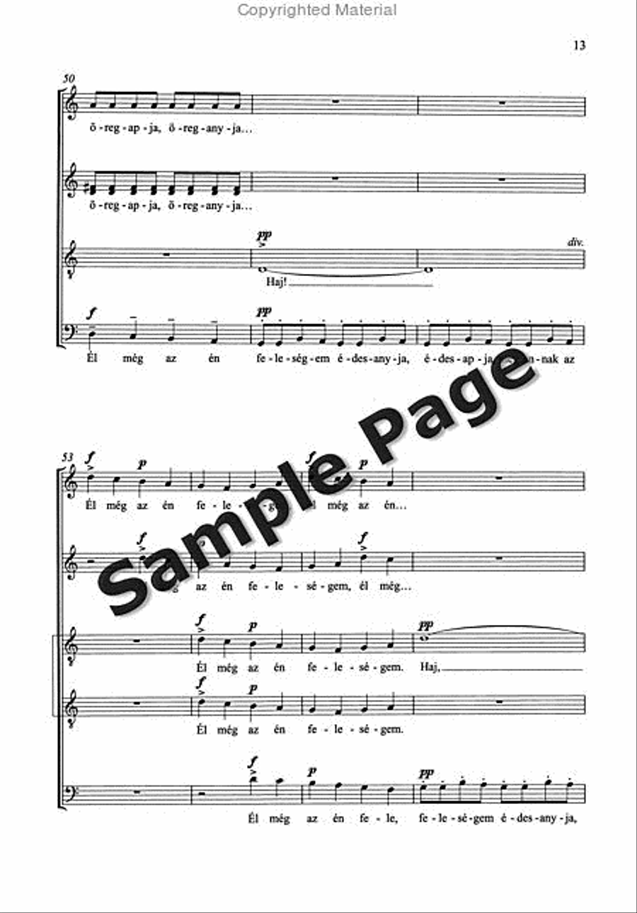 Kallai Kettos/Double Dance from Kallo 4-Part scores gallery preview page 14