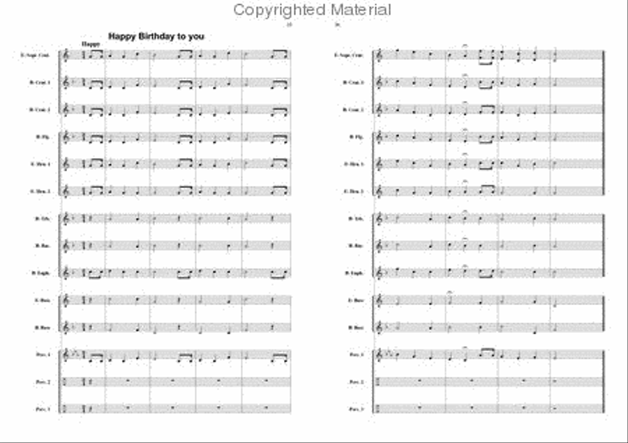 Let's Celebrate Let's Celebrate Brass Band scores gallery preview page 18