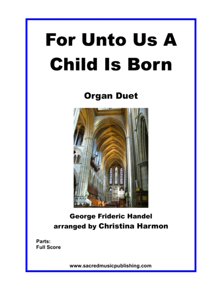For Unto Us A Child Is Born – Organ Duet image number null