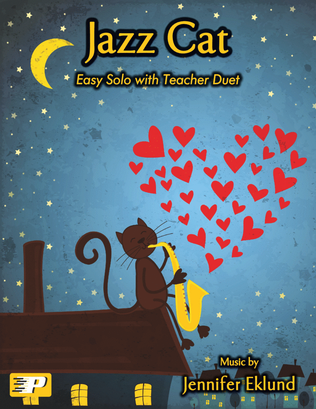 Book cover for Jazz Cat (Beginner Solo with Teacher Duet)