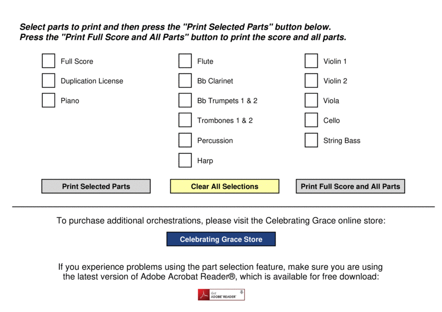 An Americana Suite (Orchestration - Digital) 4-Part scores gallery preview page 1