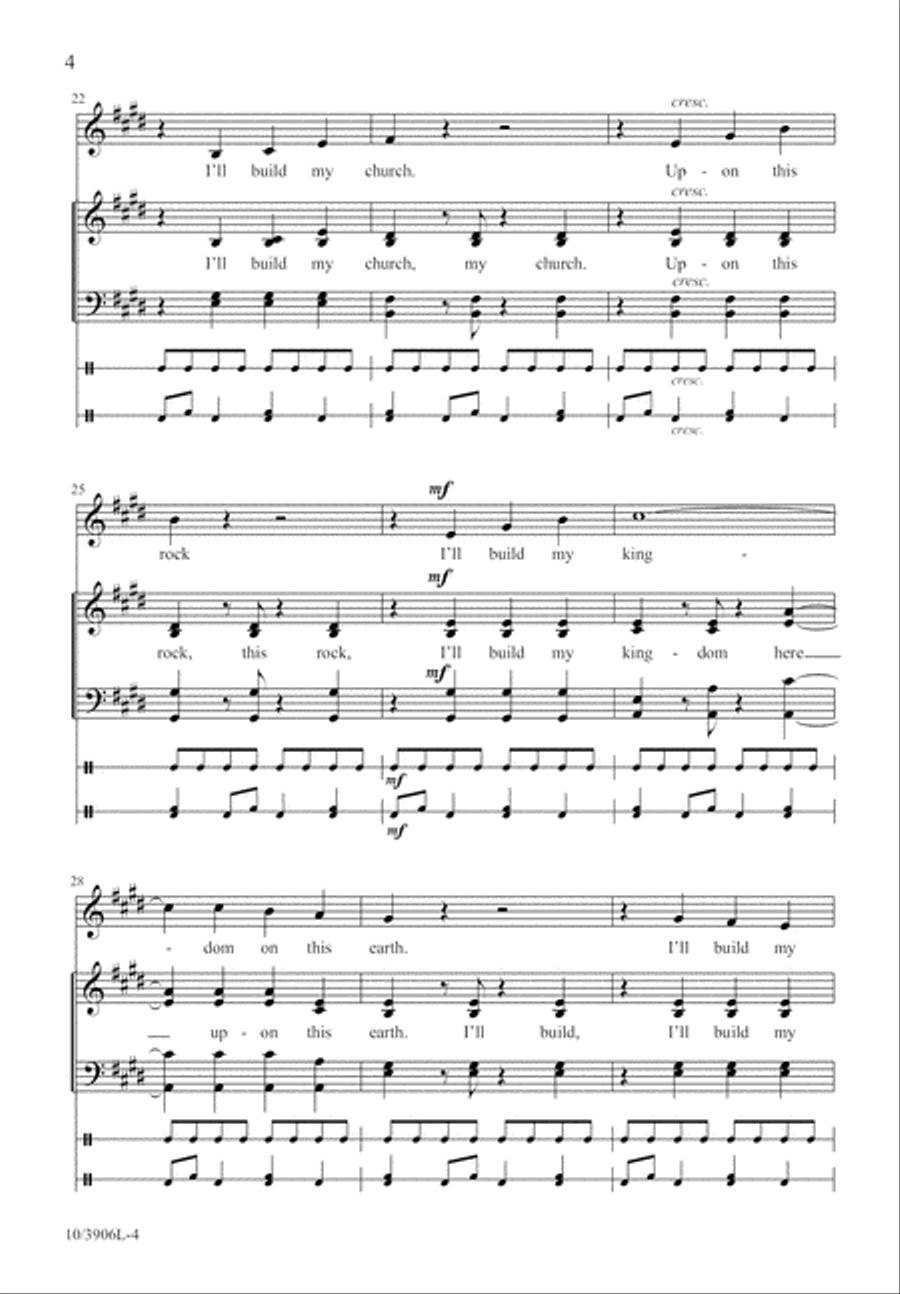 Upon This Rock 4-Part scores gallery preview page 5