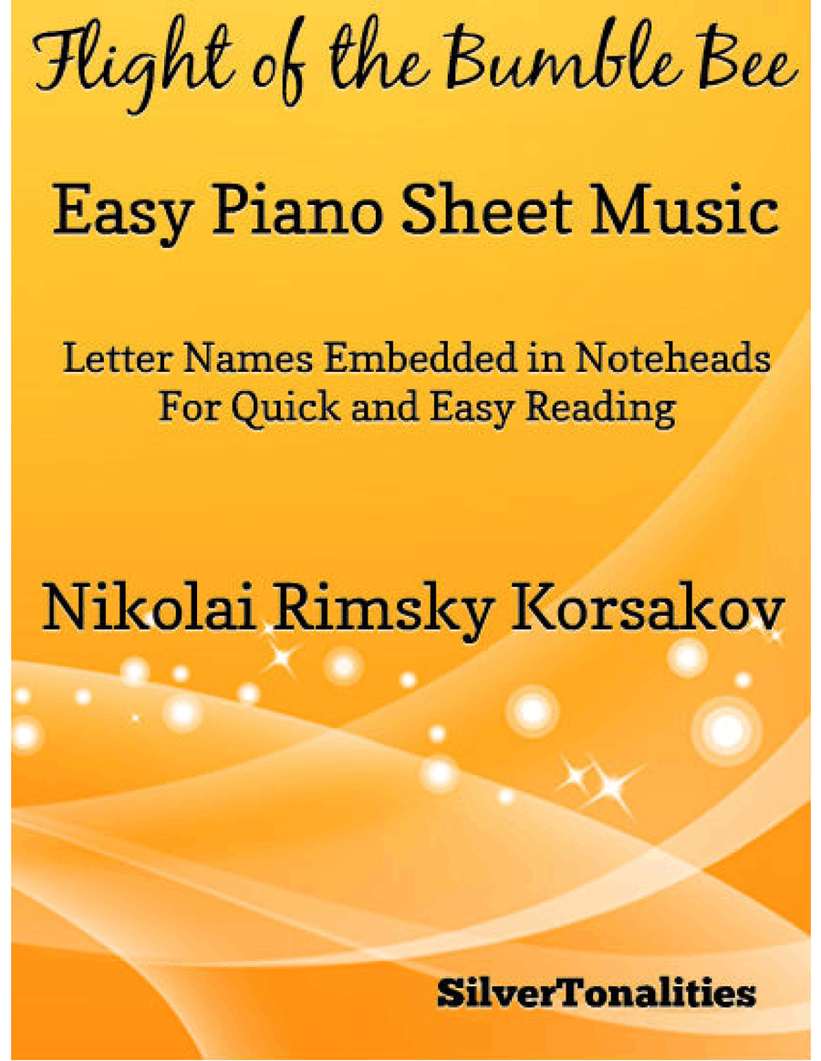 Flight of the Bumble Bee Easy Piano Sheet Music Easy Piano scores gallery preview page 1