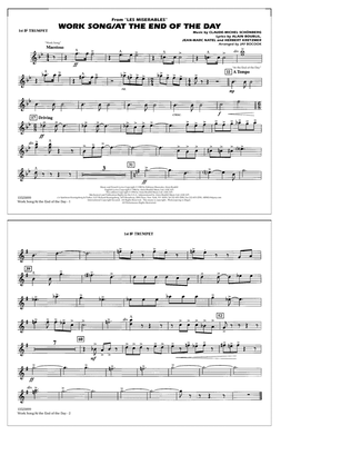 Work Song/At the End of the Day (Les Misérables) (arr. Jay Bocook) - 1st Bb Trumpet