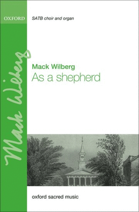 Book cover for As a shepherd