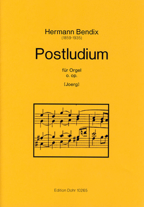 Book cover for Postludium für Orgel o.op.