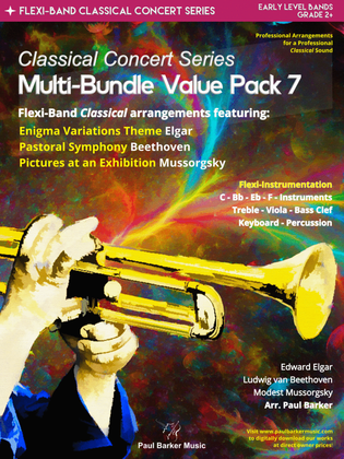 Book cover for Classical Concert Series Multi-Bundle Pack 7 (Flexible Instrumentation)