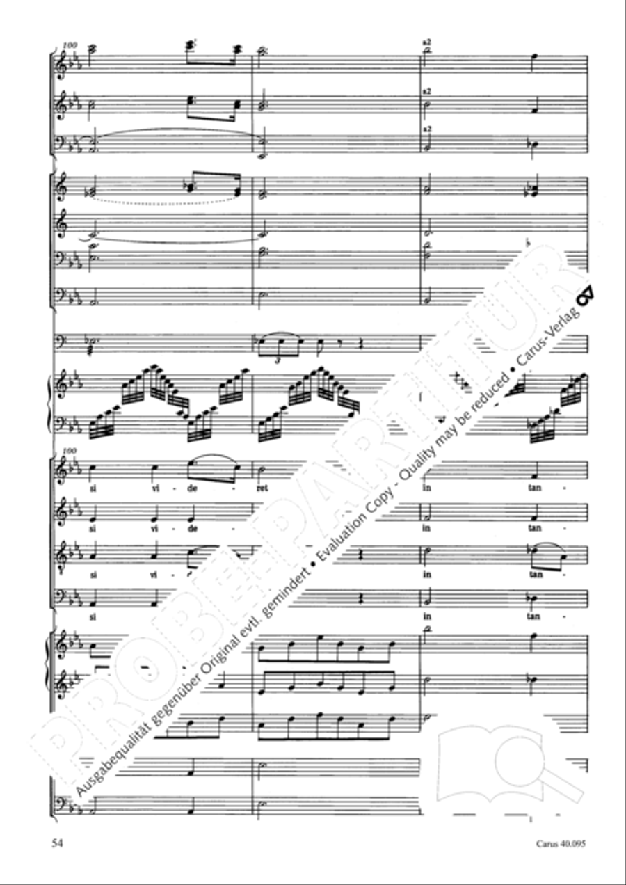 The Seven Words (Die Sieben Worte) 4-Part scores gallery preview page 69