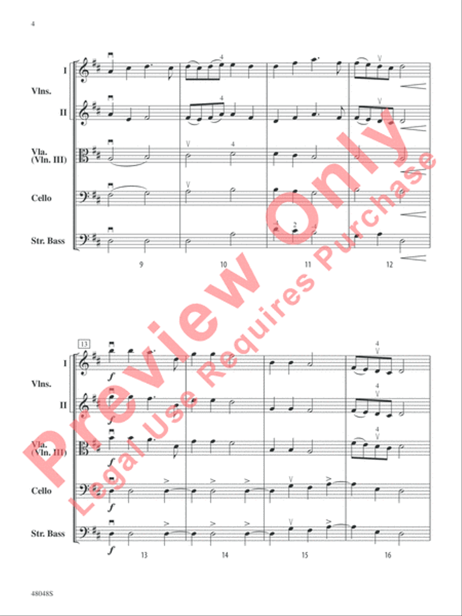 A Christmas Canticle A Christmas Canticle String Orchestra scores gallery preview page 5