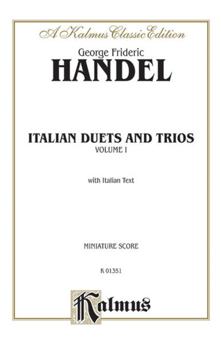 Italian Duets and Trios