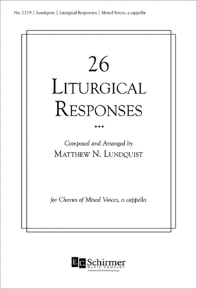 Book cover for Twenty-Six Liturgical Responses