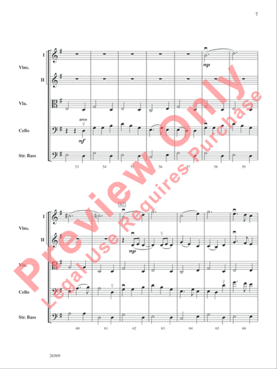 A Westward Journey and Jubilee String Orchestra scores gallery preview page 8
