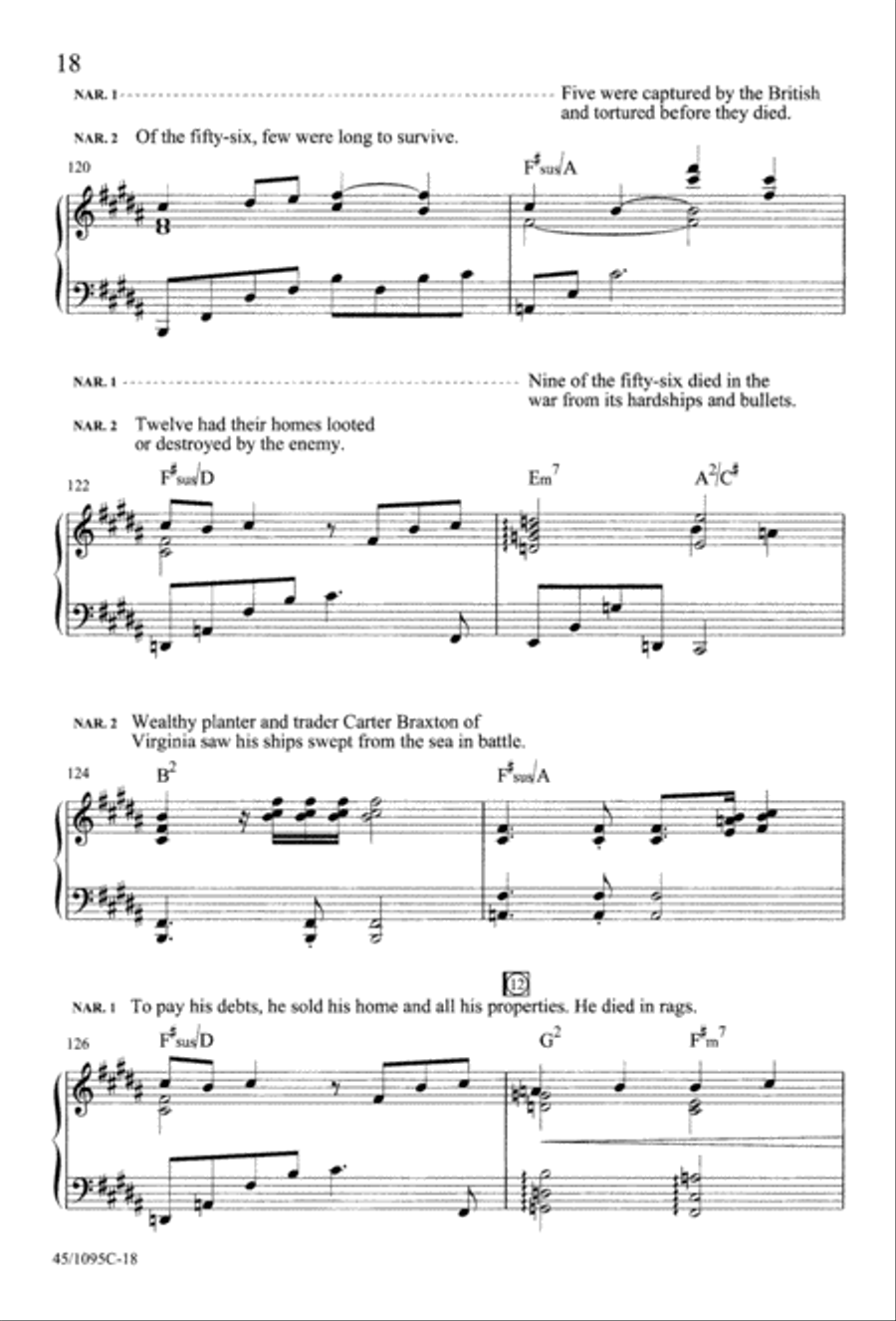 What Price Freedom? 4-Part scores gallery preview page 20
