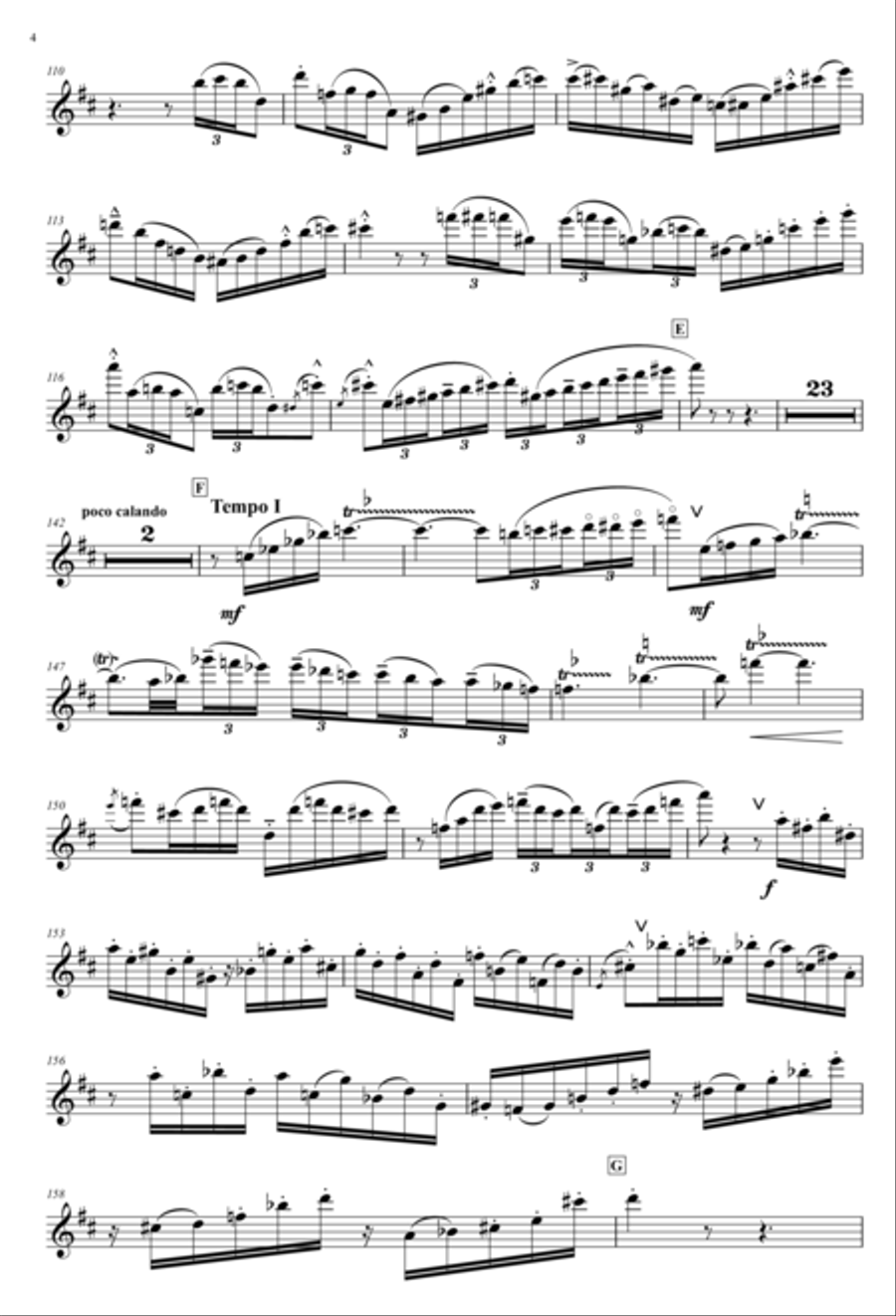 Concerto for Flute Full Orchestra scores gallery preview page 5
