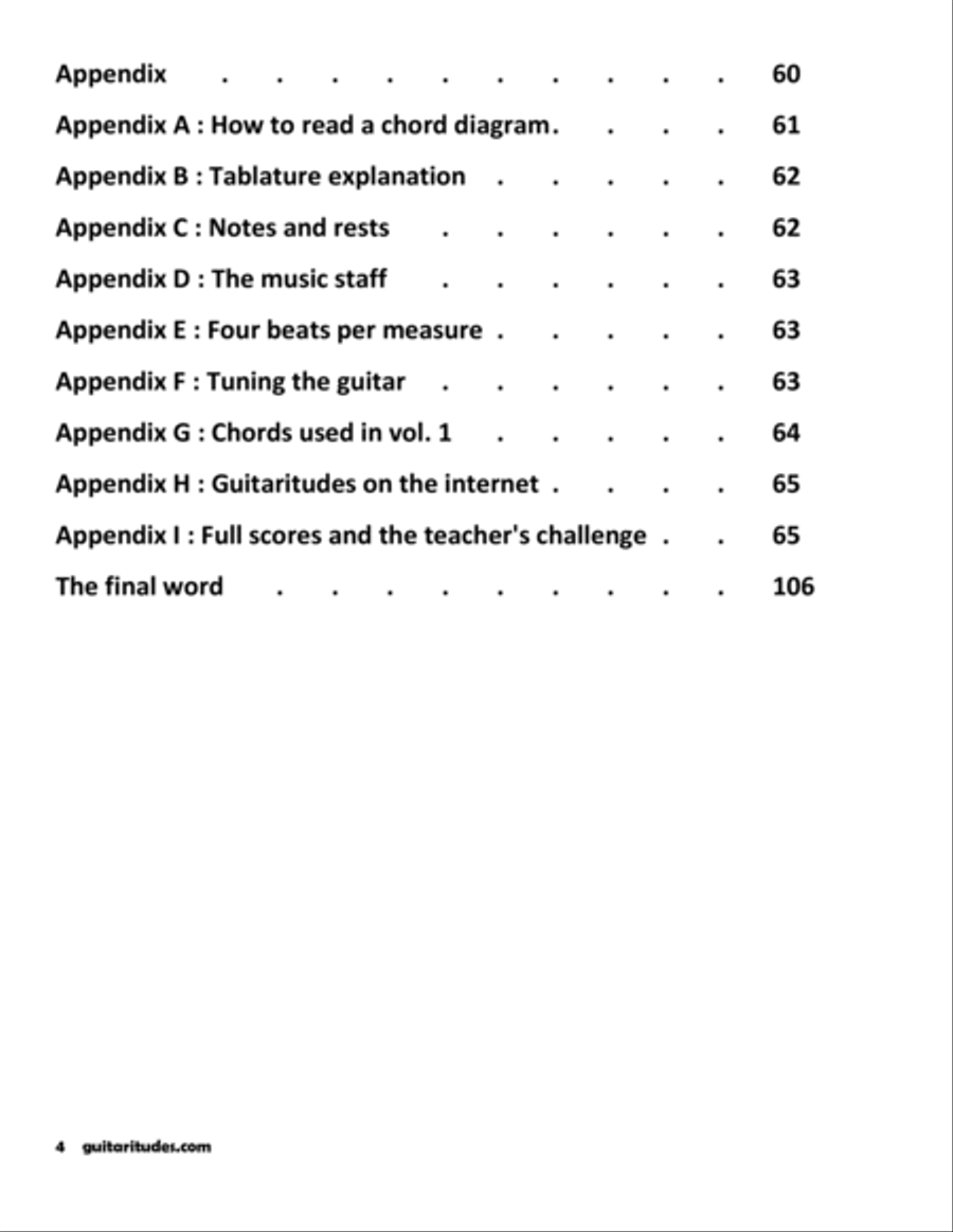 Guitaritudes Vol.1 guitar method Guitar Tablature scores gallery preview page 5