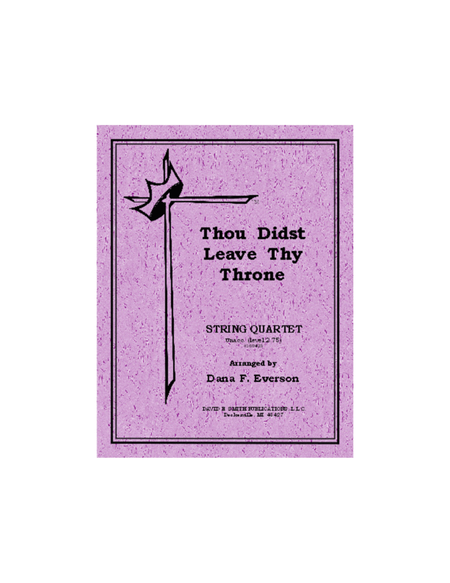 Thou Didst Leave Thy Throne image number null