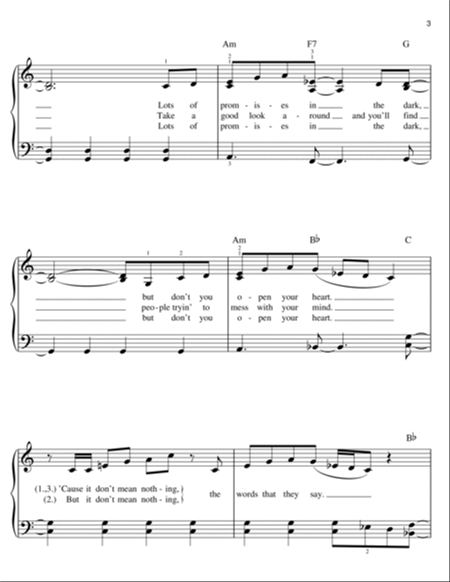 Don't Mean Nothing Don't Mean Nothing Voice scores gallery preview page 3