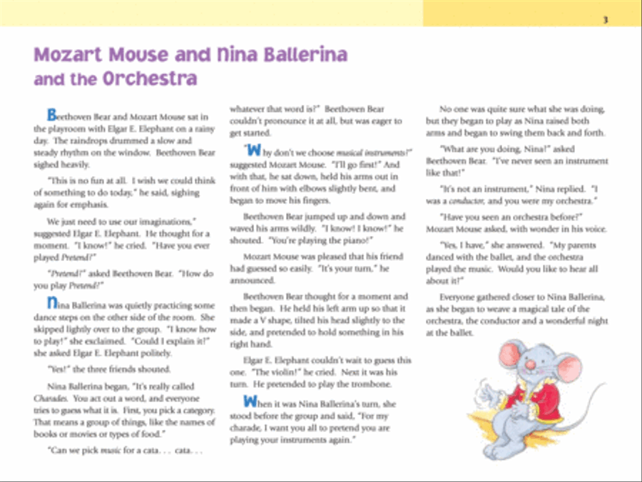 Music for Little Mozarts Recital Book, Book 3 Piano Method scores gallery preview page 3
