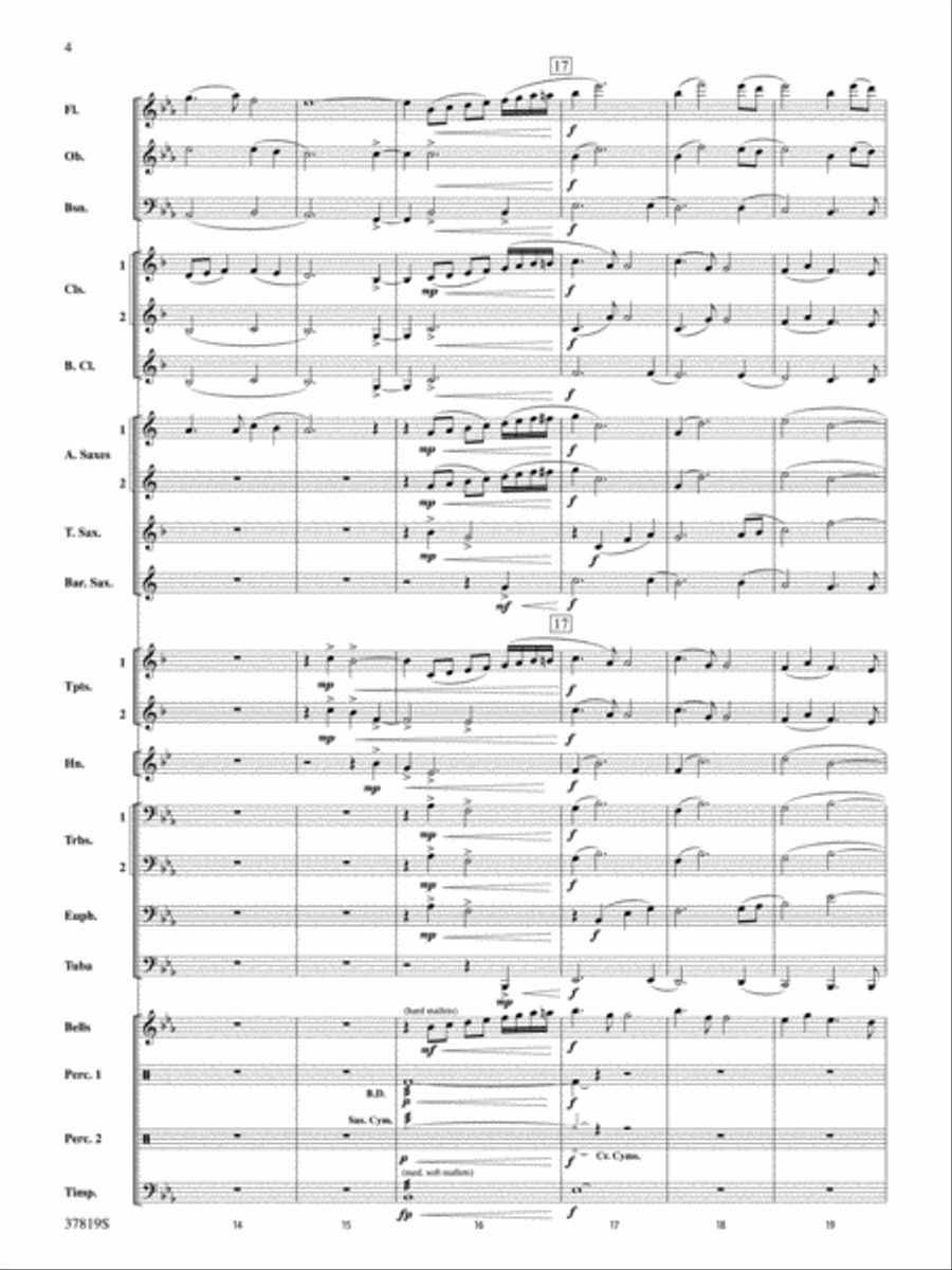 A Mother's Love: Score Concert Band scores gallery preview page 4