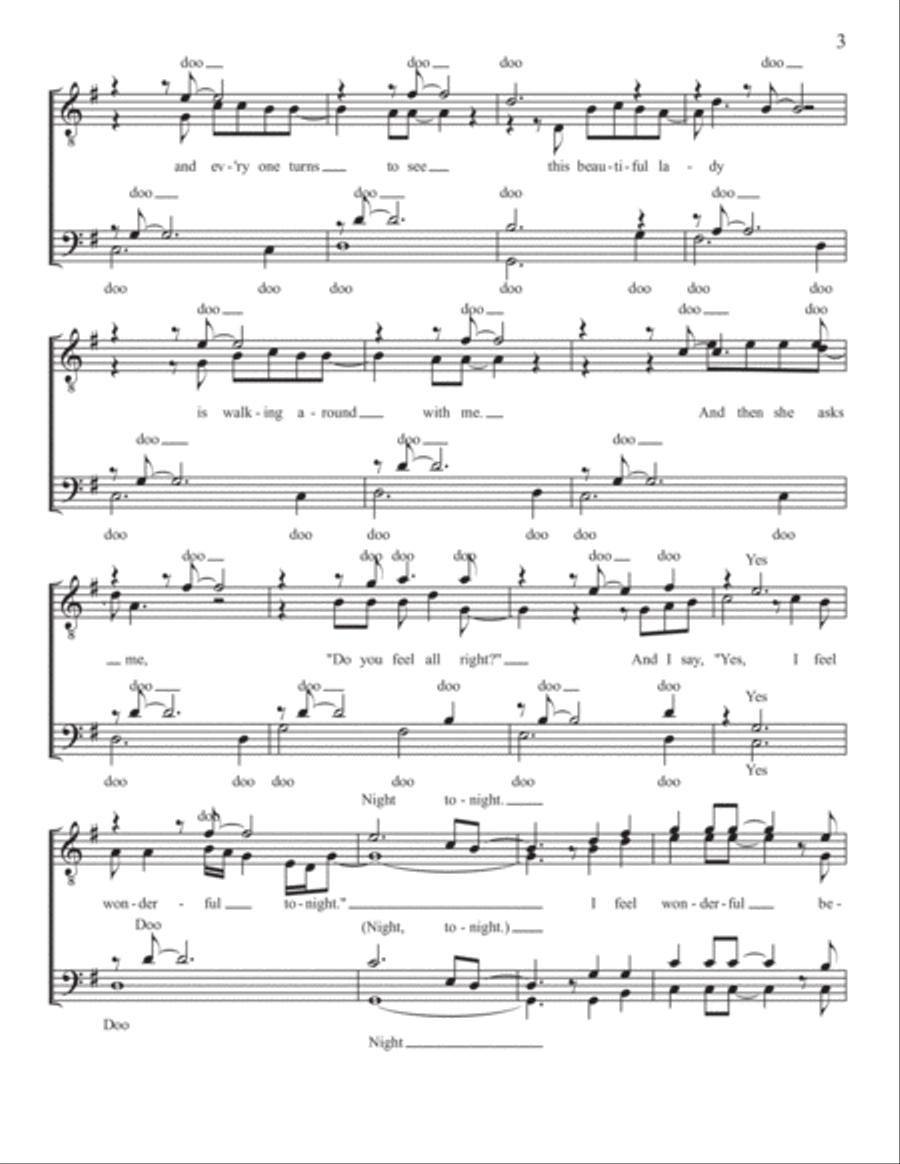 Wonderful Tonight Wonderful Tonight TTBB scores gallery preview page 3