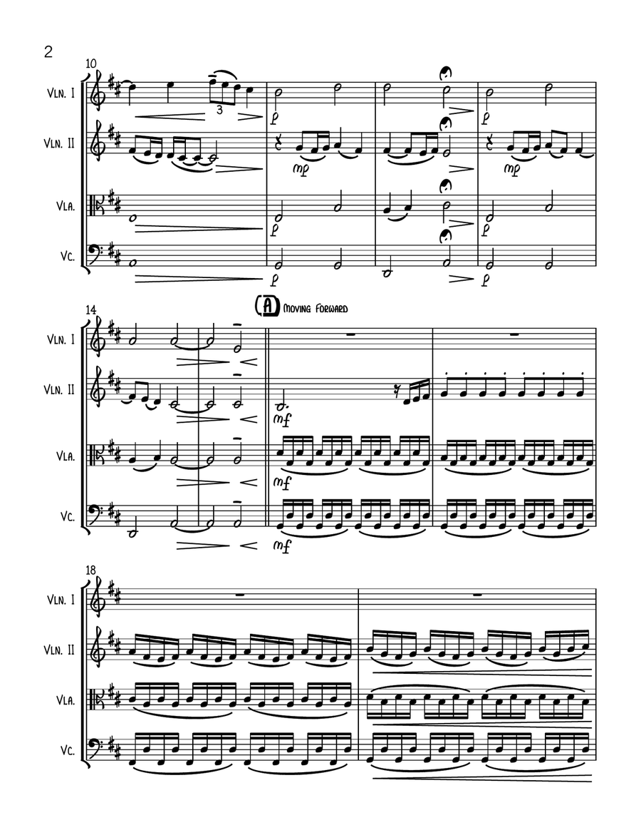 To Build A Home String Quartet scores gallery preview page 2