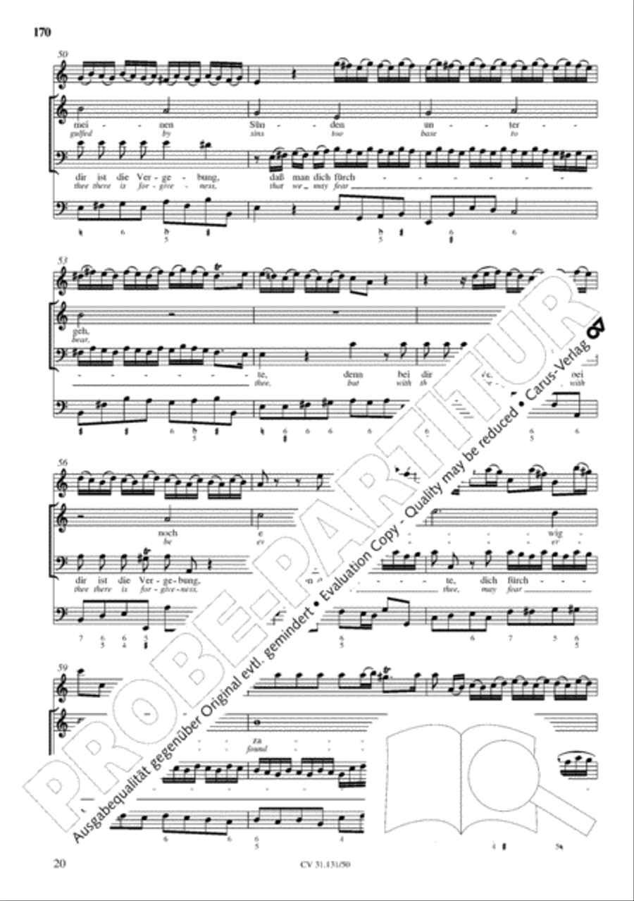 The Complete Sacred Vocal Works (Das geistliche Vokalwerk) Voice scores gallery preview page 171