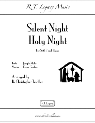 Silent Night, Holy Night - SATB and Piano