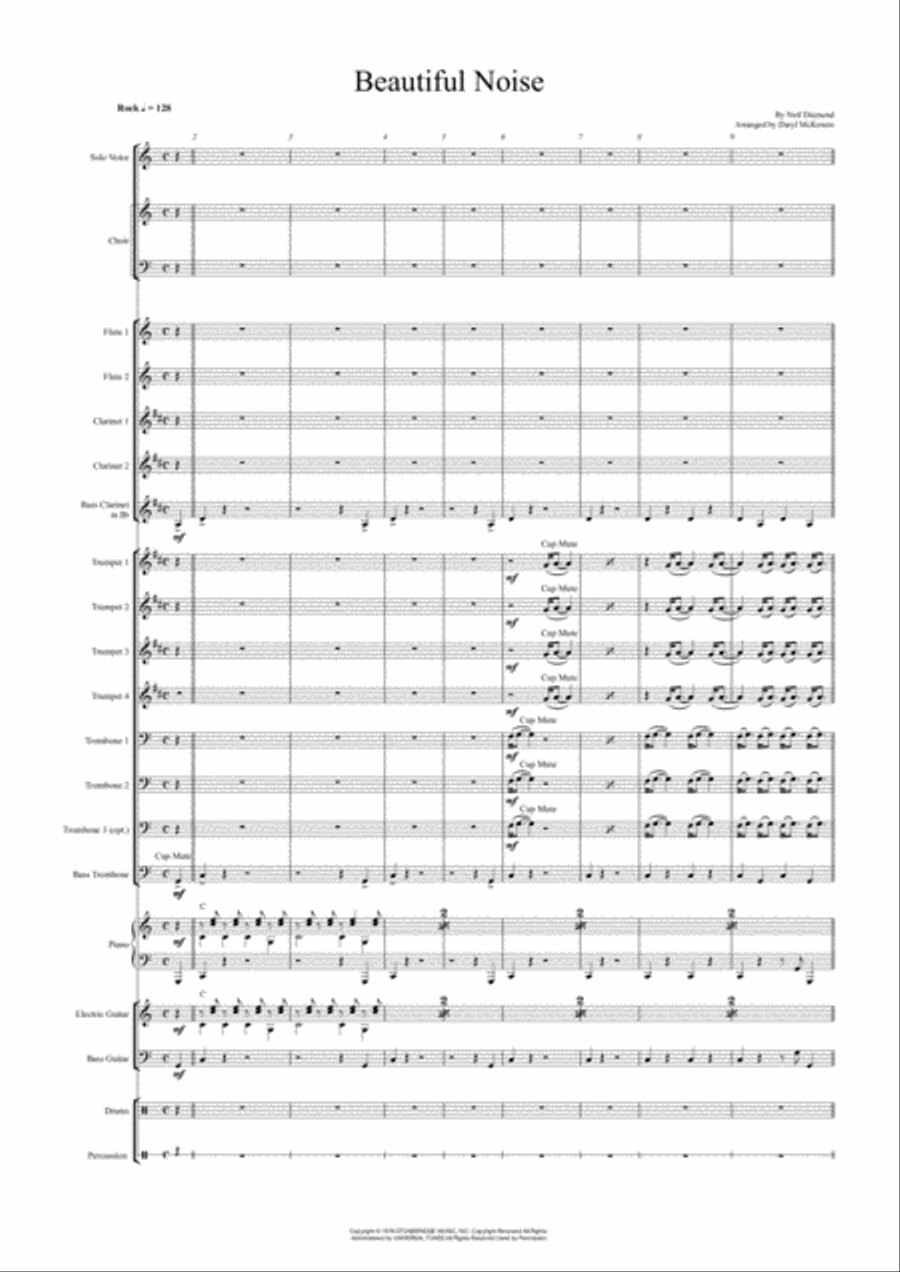 Beautiful Noise Jazz Ensemble scores gallery preview page 1