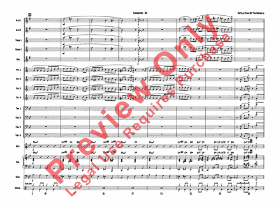 Superset #5: The Patriotic Collection (Medley) Jazz Ensemble scores gallery preview page 21