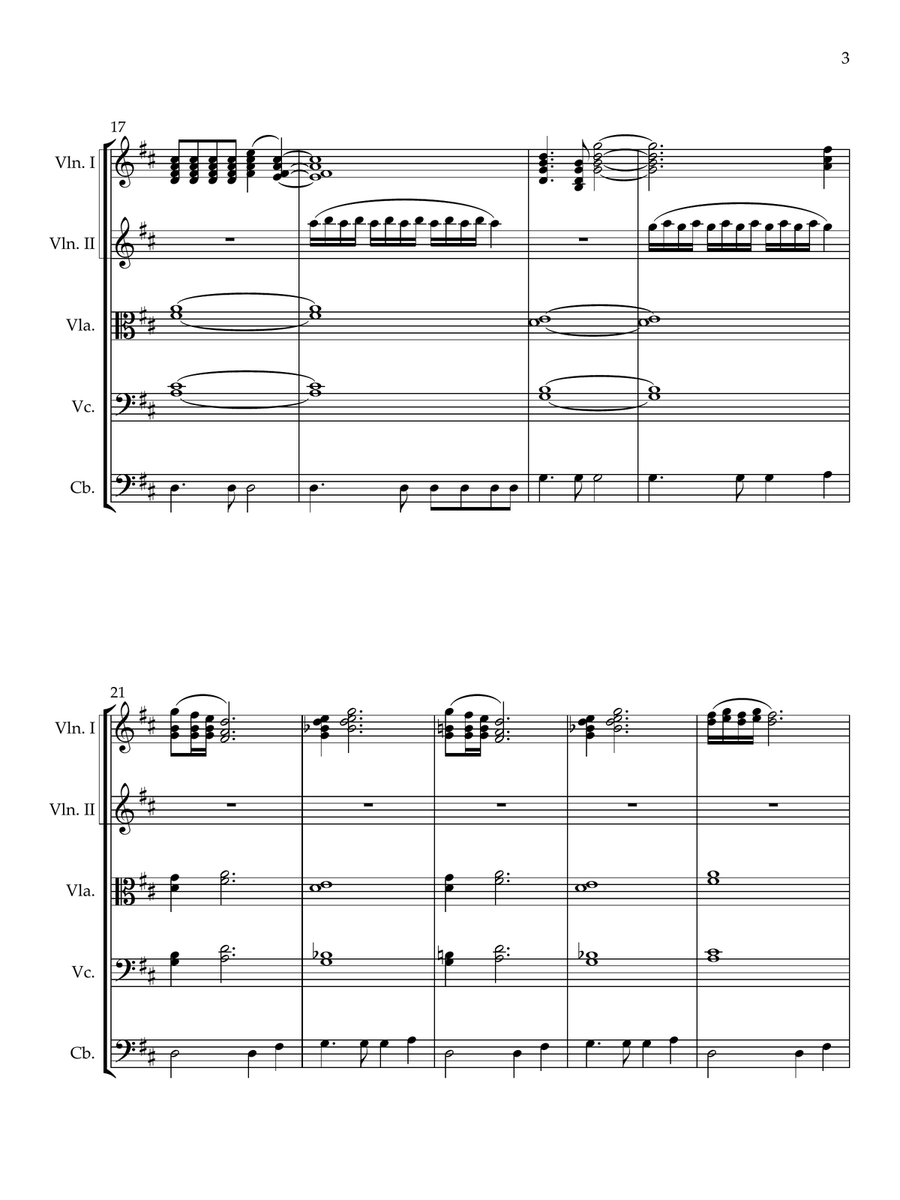 Band On The Run Band On The Run String Orchestra scores gallery preview page 3